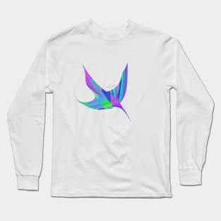 Abstract bird Long Sleeve T-Shirt